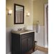 Victorian 1 Light 6 inch Polished Chrome Bath Vanity Wall Light, Delta